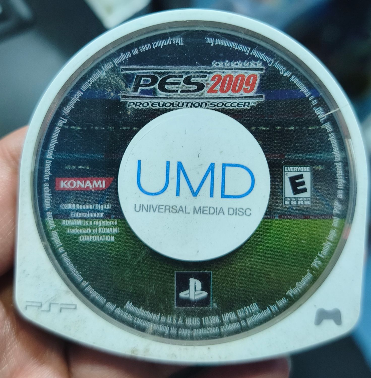 SJ1 Pes 2009 PSP UMD Disc