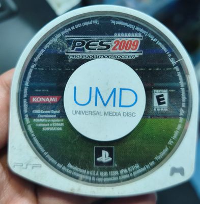 SJ1 Pes 2009 PSP UMD Disc