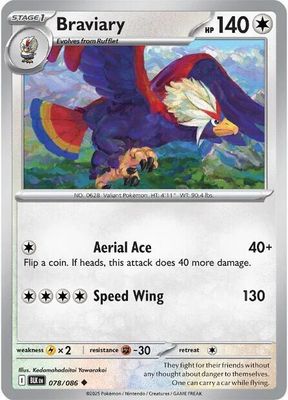 Braviary - SV: Black Bolt (BLK) Foil