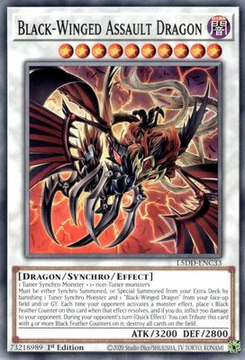 Black-Winged Assault Dragon - Legendary 5D's Decks (L5DD) Common