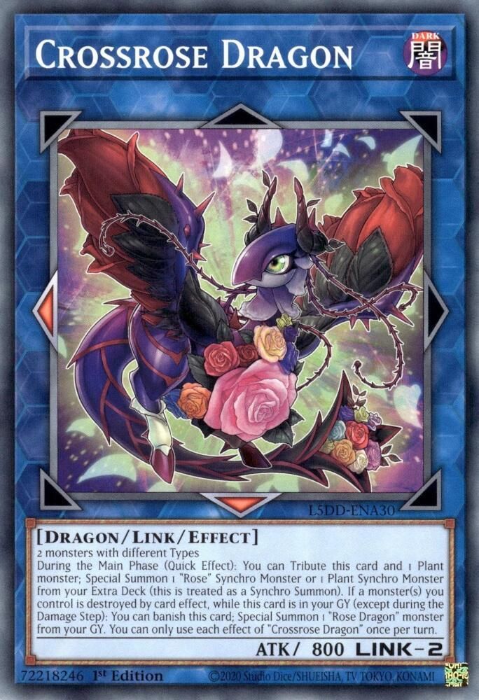 Crossrose Dragon - Legendary 5D's Decks (L5DD) Common