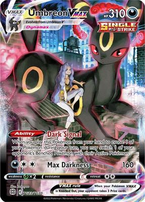 SJF Umbreon VMAX - SWSH09: Brilliant Stars Trainer Gallery (SWSH09:TG)