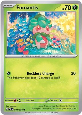 Fomantis - 003/084 - ME05: Pitch Black (PBL) Foil