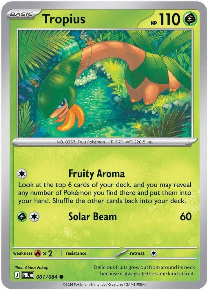 Tropius - ME05: Pitch Black (PBL) Foil
