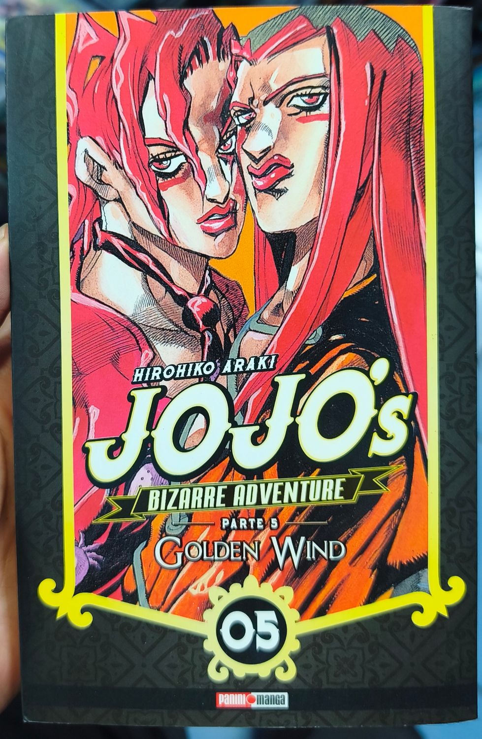 SJ2 Jojos Manga Volumen 5 Español Panini Golden Wind