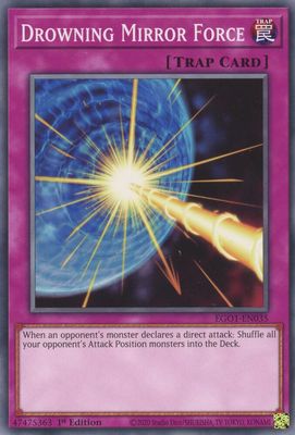 Drowning Mirror Force - Egyptian God Deck: Obelisk the Tormentor (EGO1) Common