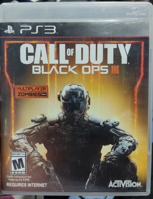 SJ1 Call of Duty Black Ops III Playstation 3 Usado Completo