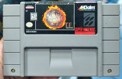 SJ2 NBA Jam Super Nintendo Cartucho
