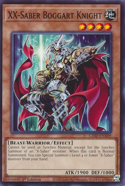 XX-Saber Boggart Knight - Legendary Modern Decks 2026 (L26D) Common