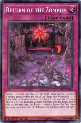Return of the Zombies - Structure Deck: Zombie Horde (SR07) Common *****