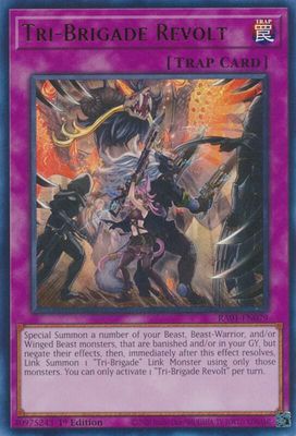 Tri-Brigade Revolt (UR) - 25th Anniversary Rarity Collection (RA01) Ultra Rare