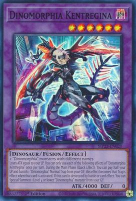 Dinomorphia Kentregina - 25th Anniversary Tin: Dueling Heroes Mega Pack (MP23) Super Rare
