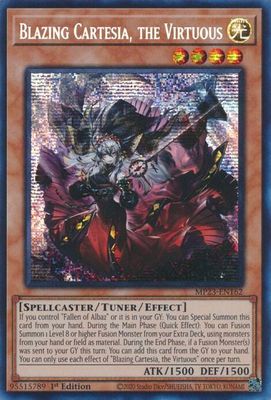 Blazing Cartesia, the Virtuous - 25th Anniversary Tin: Dueling Heroes Mega Pack (MP23) Secret Rare
