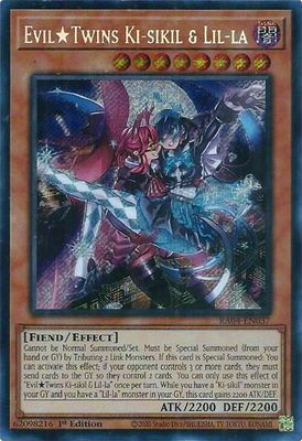 Evil Twins Ki-sikil &amp; Lil-la (Secret Rare) - Quarter Century Stampede (RA04)