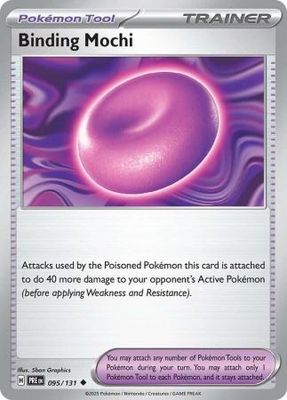 Binding Mochi - 095/131 - Uncommon Scarlet &amp; Violet: Prismatic Evolutions Singles Foil