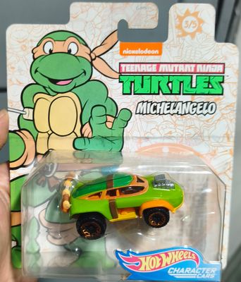 SJ6 Michelangelo Hot Wheels Tortugas Ninja