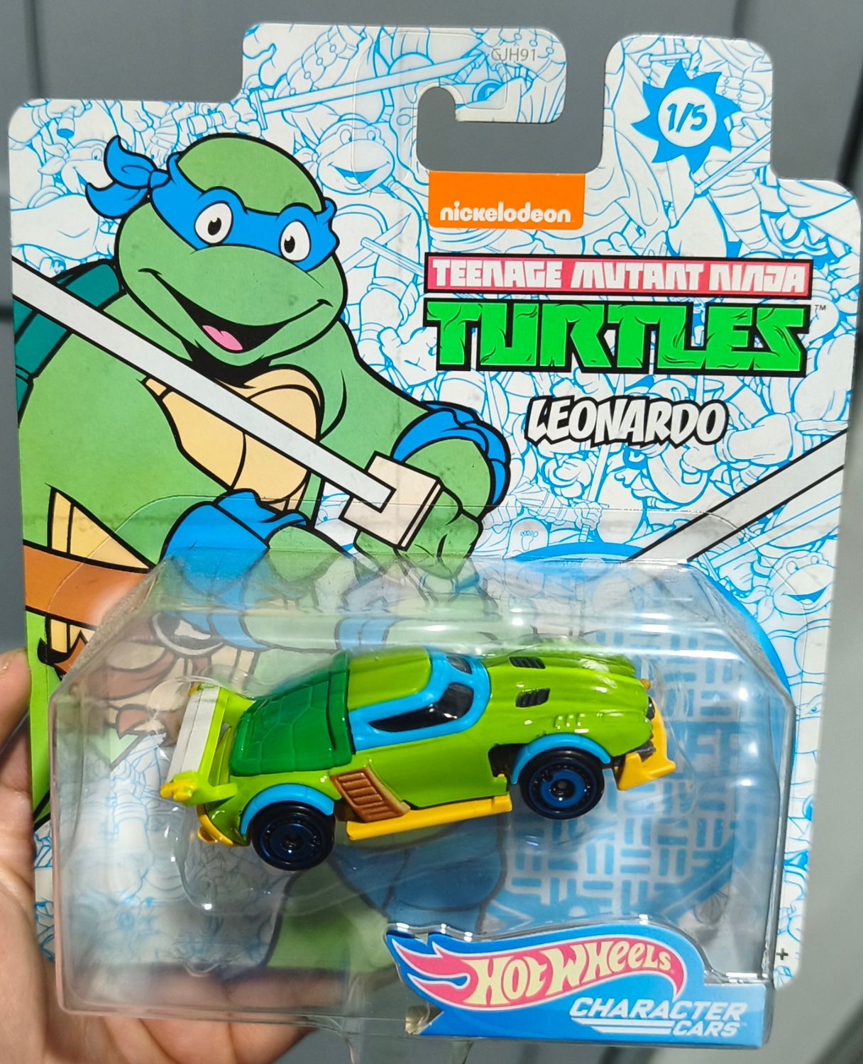 SJ6 Leonardo Hot Wheels Tortugas Ninja