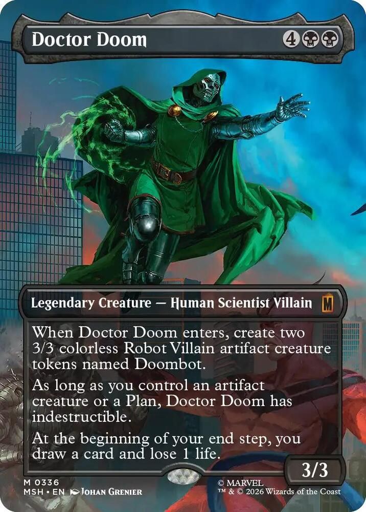 SJF Doctor Doom (Borderless) (0336) - Marvel Super Heroes (MSH)