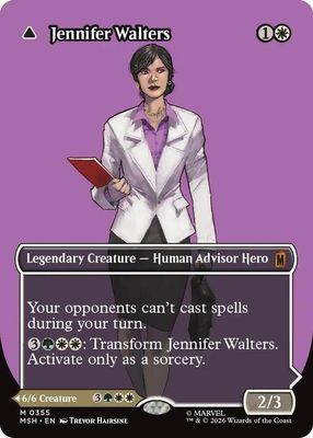 SJF Jennifer Walters (Borderless) (0355) - Marvel Super Heroes (MSH)