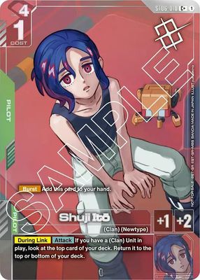 SJF Shuji Ito (Store Tournament Winner Pack 02) - Gundam Promotional Cards (GCG-PR) Foil