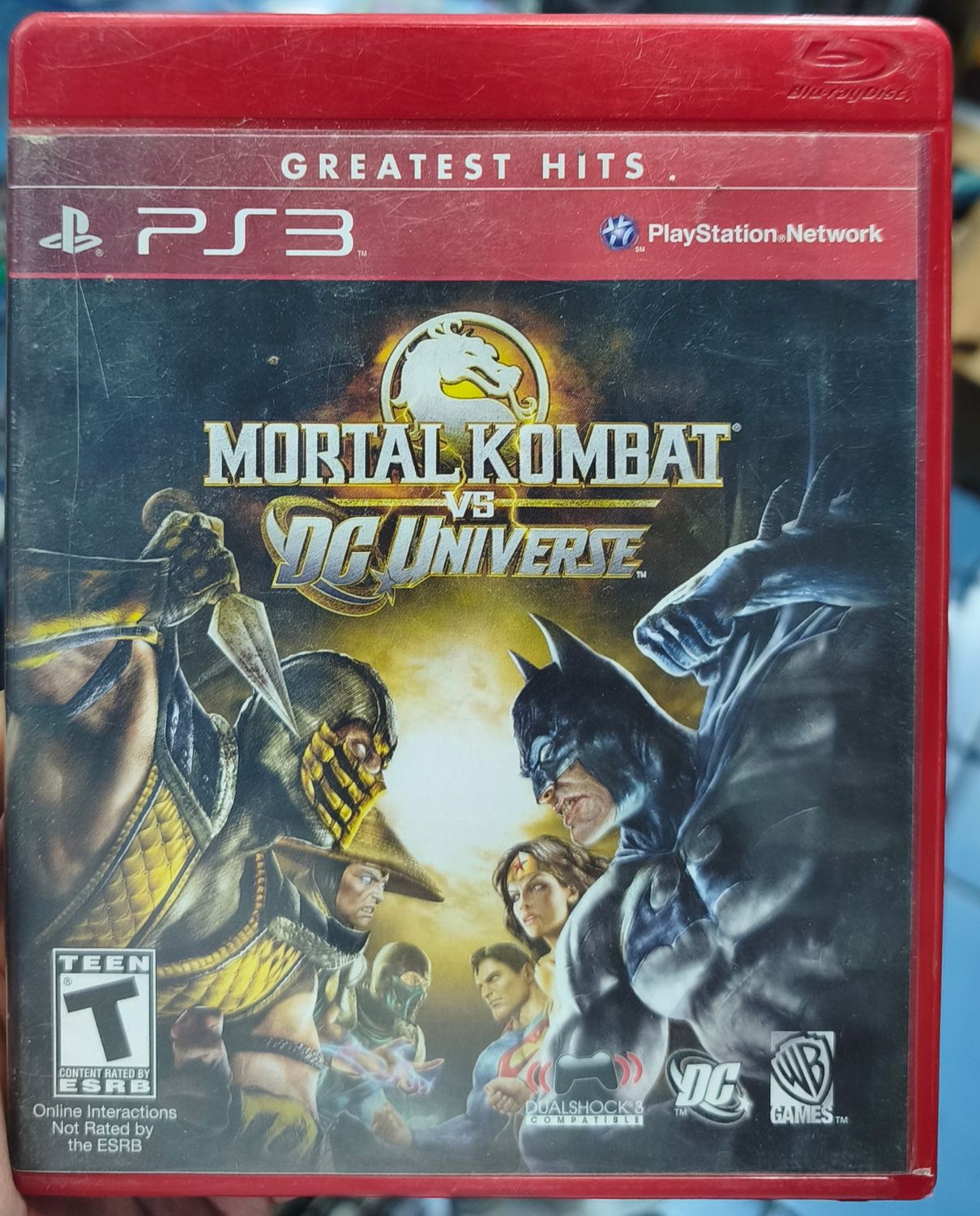 SJ6 Mortal Kombat vs DC Playstation 3 Usado Completo