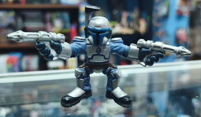 SJ6 Jango Fett Figura Star Wars Figura 2.5 Pulgadas Playskool