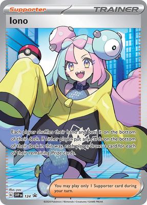 SJF Iono - 124 - SV: Scarlet &amp; Violet Promo Cards (SVP)