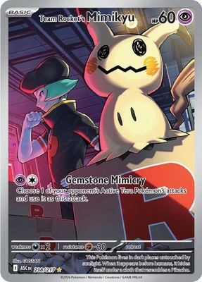 SJF Team Rocket's Mimikyu - 238/217 - ME: Ascended Heroes (ASC)