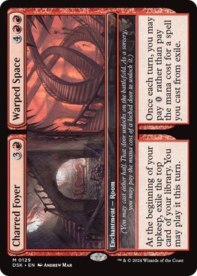 Charred Foyer // Warped Space - Duskmourn: House of Horror (DSK)