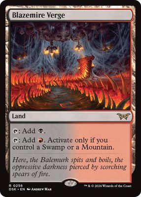 SJF Blazemire Verge - Duskmourn: House of Horror (DSK) *Espanol*
