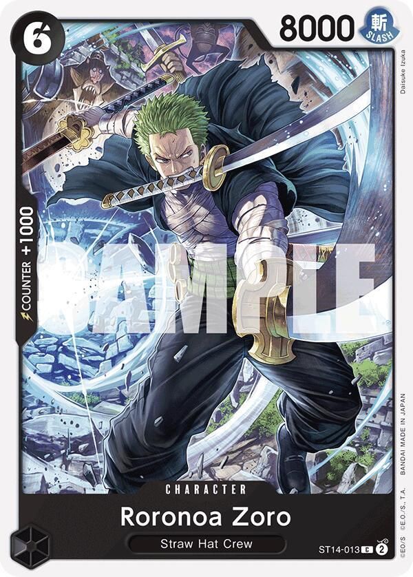 Roronoa Zoro - Starter Deck 14: 3D2Y (ST-14)