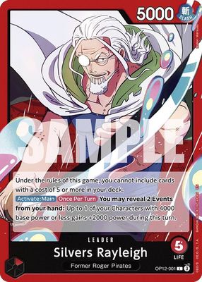 Silvers Rayleigh - Legacy of the Master (OP12)