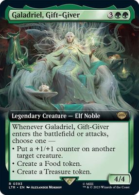 SJF Galadriel, Gift-Giver (Extended Art) - Universes Beyond: The Lord of the Rings: Tales of Middle-earth (LTR)