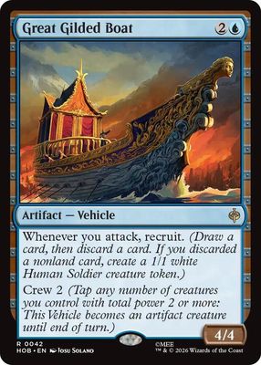 Great Gilded Boat - The Hobbit (HOB)