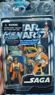 SJ1 Luke Skywalker Figura X Wing Pilot Star Wars Figura The Star Saga Collection