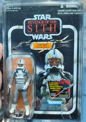 SJ6 Odd Ball Clone Pilot Figura Star Wars Figura Kenner