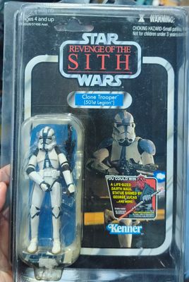 SJ1 Clone Trooper 501st Legión Figura Star Wars Figura