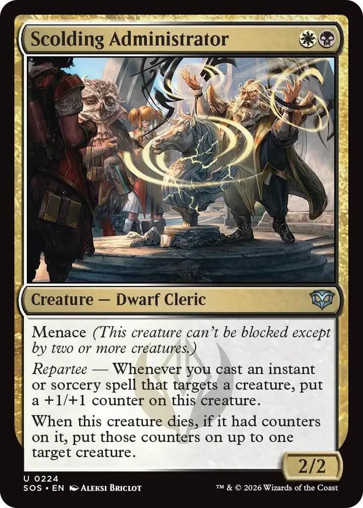 Scolding Administrator - Secrets of Strixhaven (SOS)