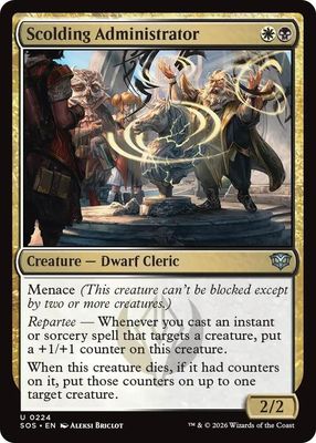 Scolding Administrator - Secrets of Strixhaven (SOS)