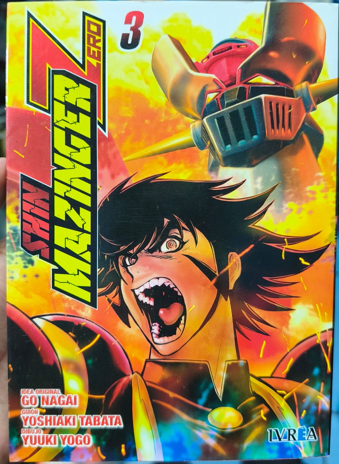 SJ6 Shin Mazinger Zero Manga Volumen 3 Español Ivrea