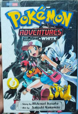 SJ6 Pokémon Adventures Black And White Manga Volumen 3 Ingles
