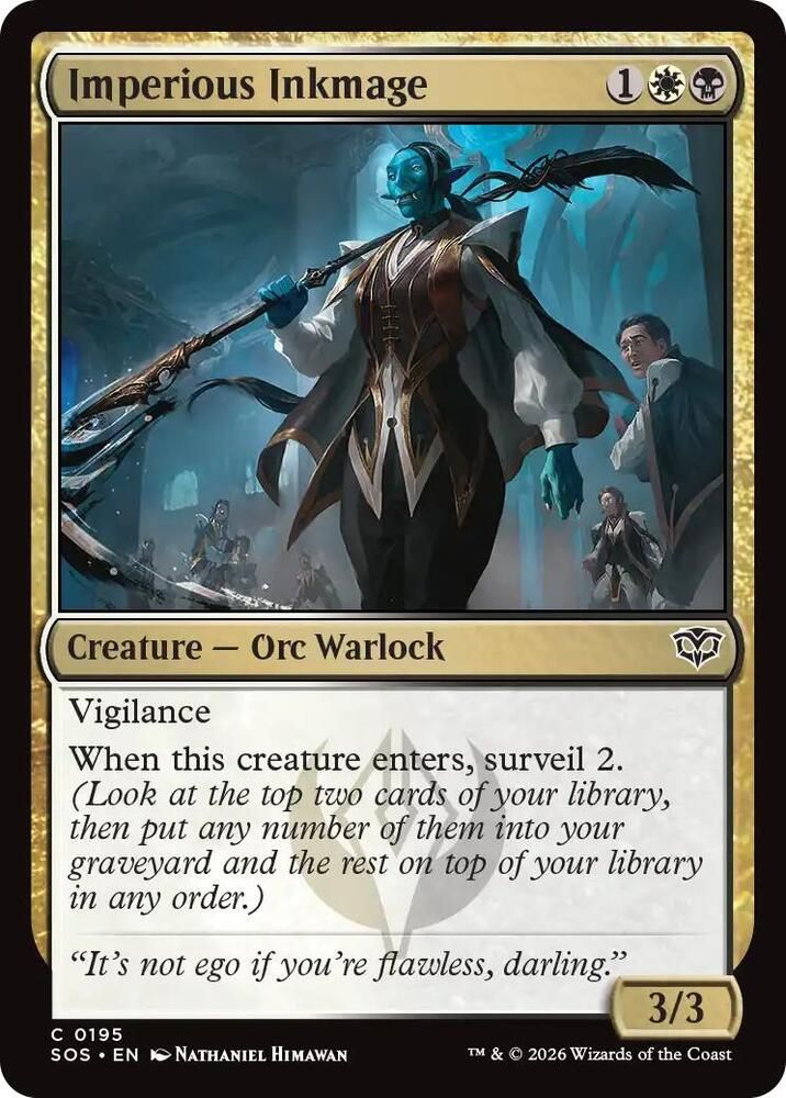 Imperious Inkmage - Secrets of Strixhaven (SOS)