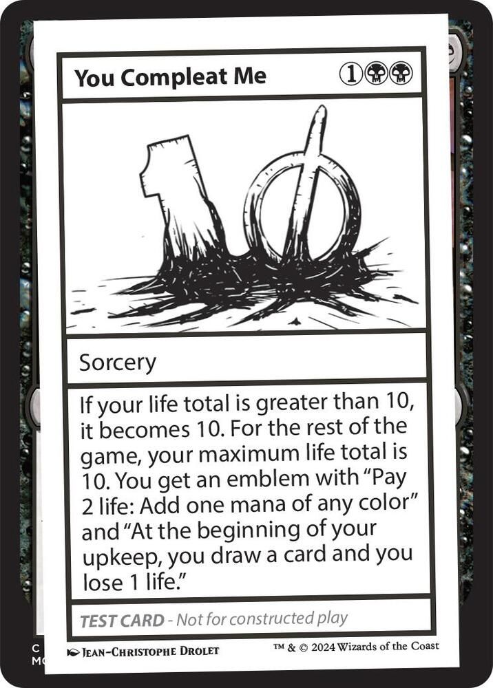 You Compleat Me - Mystery Booster 2 Playtest Cards (MB2PC)