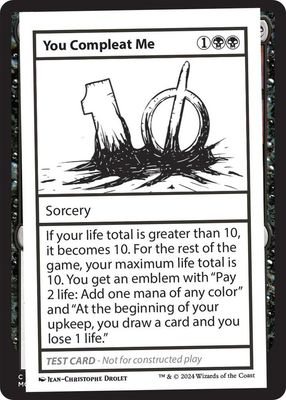 You Compleat Me - Mystery Booster 2 Playtest Cards (MB2PC)