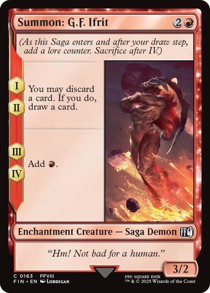 Summon: G.F. Ifrit - FINAL FANTASY (FIN)