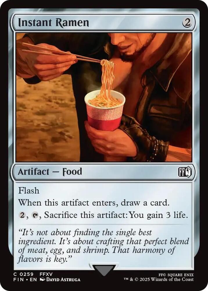 Instant Ramen - FINAL FANTASY (FIN)