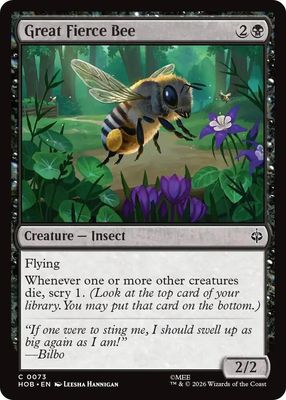 Great Fierce Bee - The Hobbit (HOB)