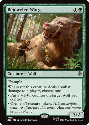 Bejeweled Warg - The Hobbit (HOB)