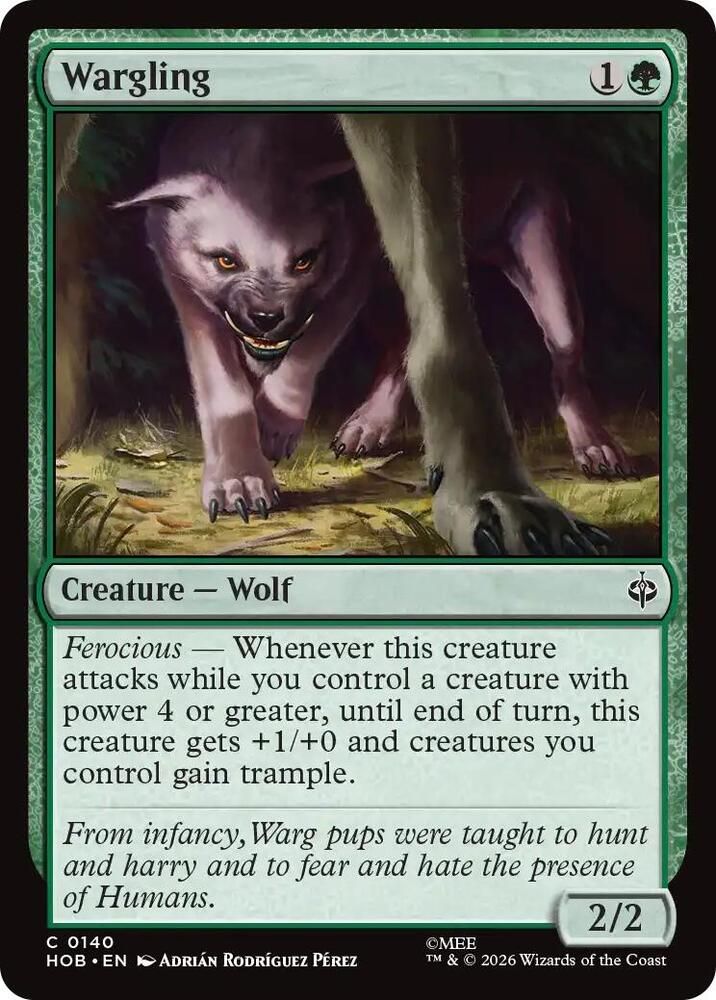 Wargling - The Hobbit (HOB)