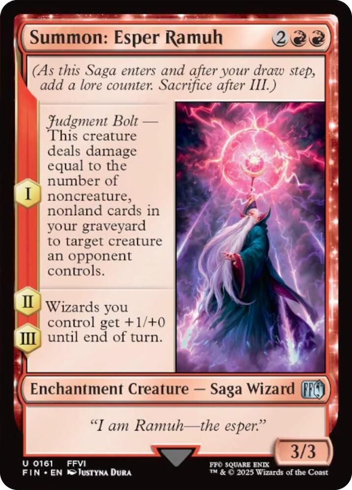 Summon: Esper Ramuh - FINAL FANTASY (FIN)